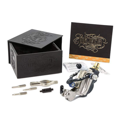 Inkjecta Eclipse Black and Silver Tattoo Machine